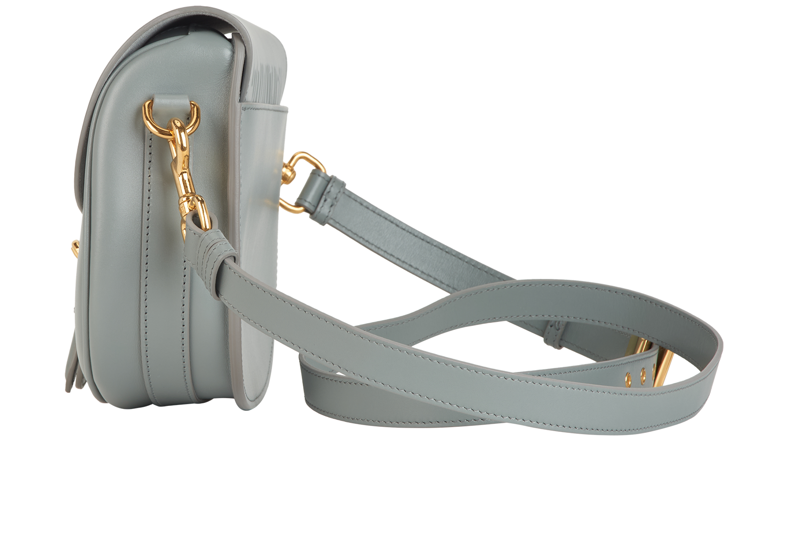 Medium Bobby, &pound;1,600, Handbags, Grey, Leather/Suede, Bottom view